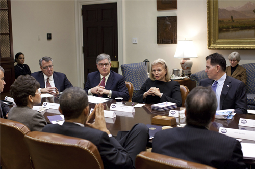 On Mar. 02, 2015, President Obama met with chief beneficiaries of the stolen Eclipse Foundation code:IBM, Xerox, Dell, Micron, Qualcomm and EMC. Given the timing of this meeting―a week after the radical 'Net Neutrality' changes to Internet regulation by the FCC—the real agenda of this group was most likely to discuss progress on their common agenda—the IBM et al 'The Internet of Things' takeover of global digital infrastructure