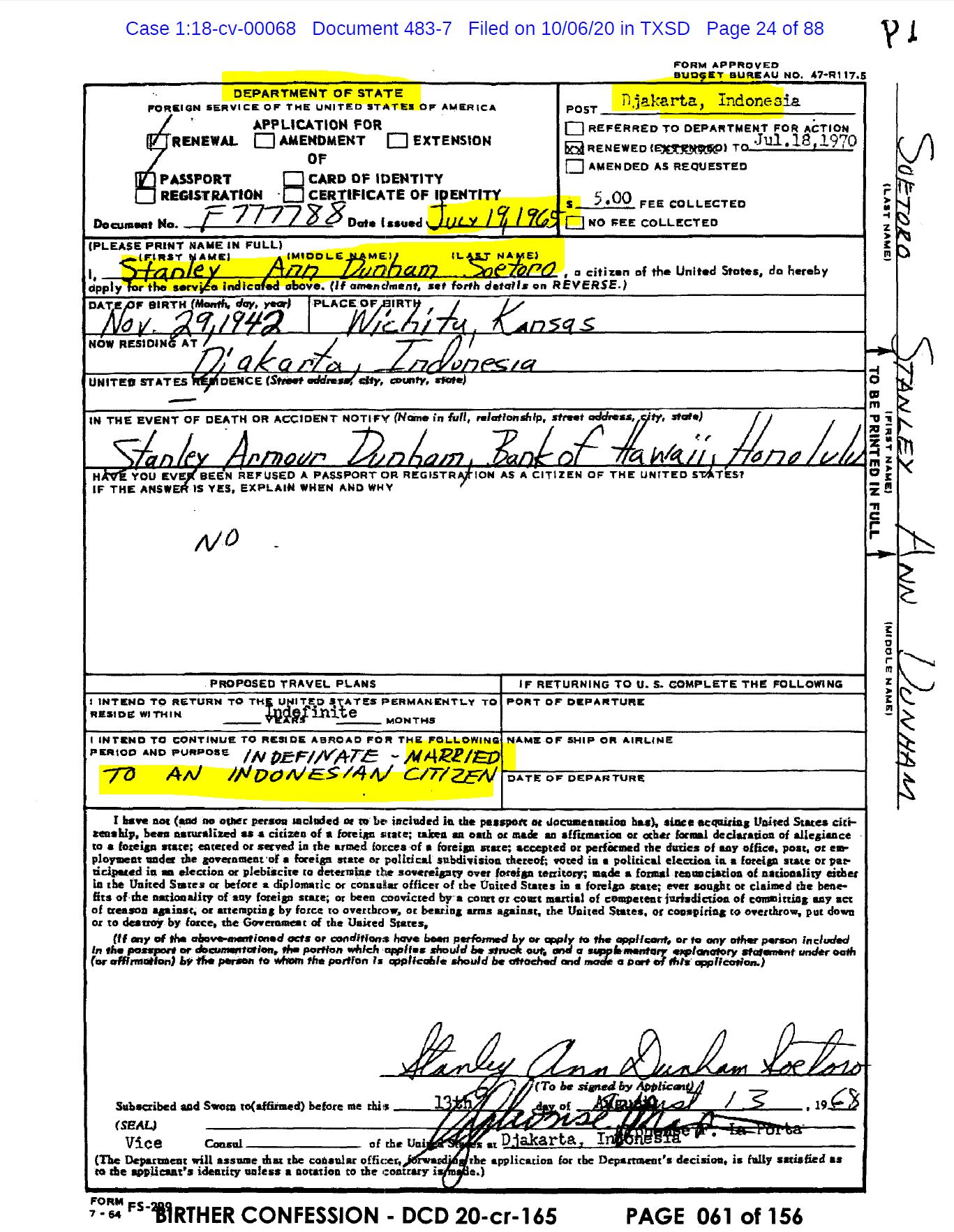 Injunctive Relief Amicus Request, Doc. No. 483. (Oct. 08, 2020). State of Texas et al v. United States of America et al, Case No. 1:18-cv-00068-ASH (S.D. Tex. 2018), p. 24 of 88. (17.7 MB).