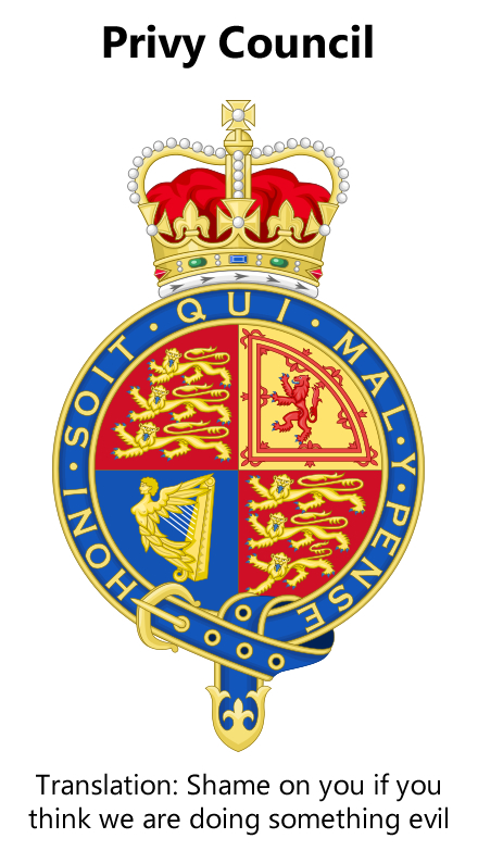 Privy Council crest