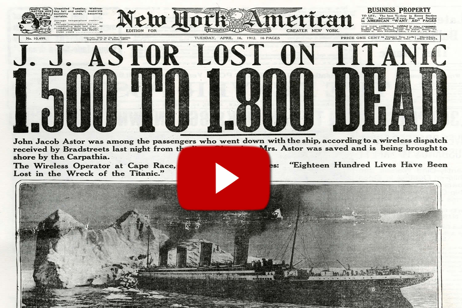 Chris Marten, 1st asst. dir. (2009). The Titanic didn't hit an iceberg, the Olympic did, here is how it was covered up and the proof. Maxheadroom.