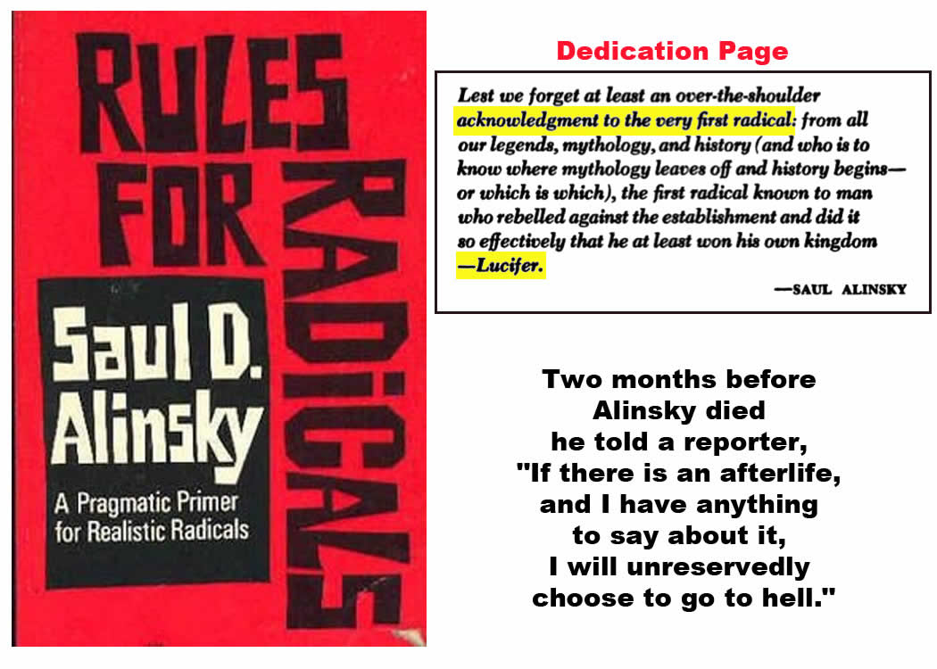 What are some rules included in Saul Alinsky's 