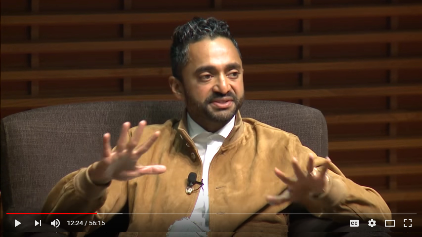 Chamath Palihapitiya. (Nov. 13, 2017). Chamath Palihapitiya, Founder and CEO Social Capital, on Money as an Instrument of Change. Stanford Graduate School of Business.
