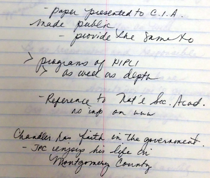 Professor James P. Chandler, III, engaged in secret negotiations for the Patent Office, IBM and CIA to hijack his client Leader Technologies' invention of social networking for secret government uses