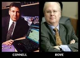 L/R: Michael Connell, Karl Rove