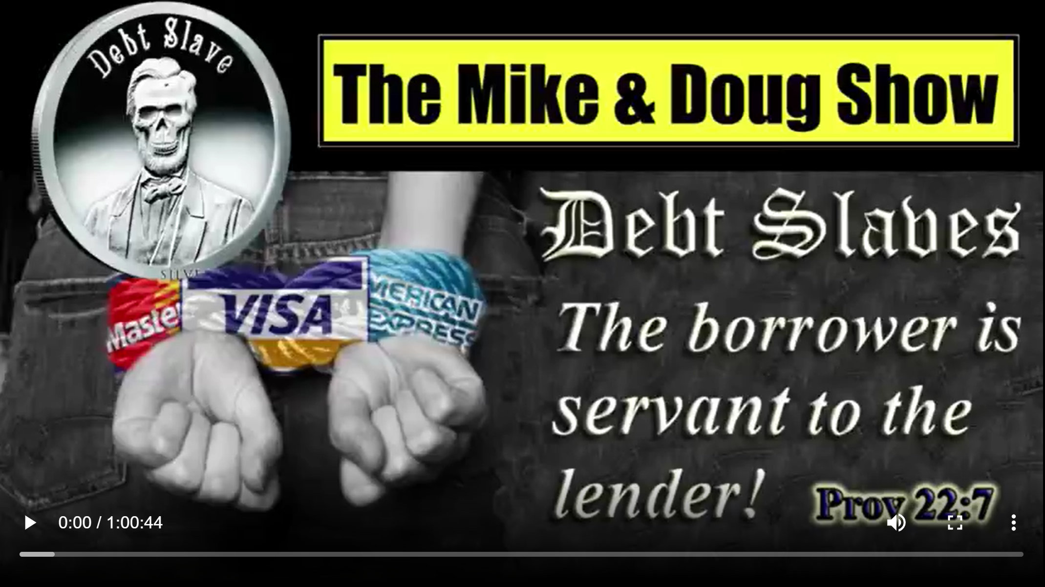 Gabriel, McKibben. (Oct. 20, 2021). Debt Slaves -The borrower is servant to the lender!. Americans for Innovation, American Intelligence Media.