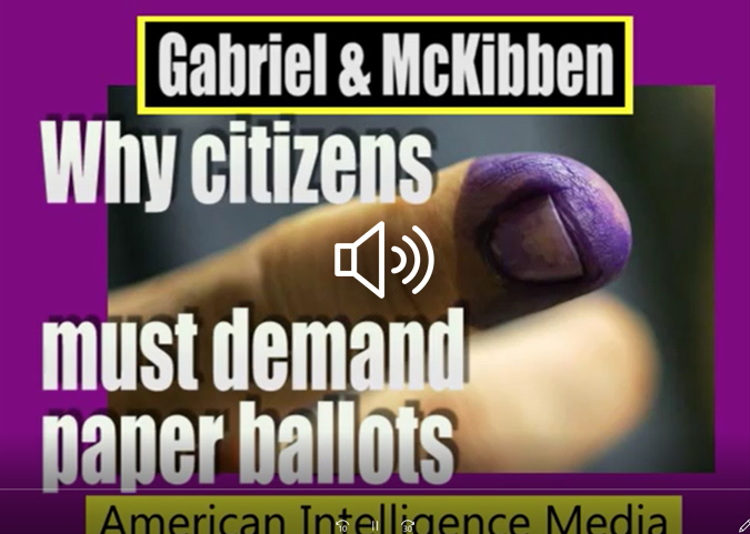 AFI. (Jun. 19, 2018). Why citizens must demand paper ballots. AFI, AIM. 