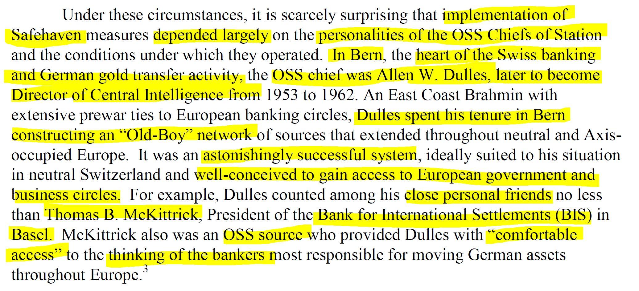 Stuart E. Eizenstat. (May 01, 1997). Nazi Swiss Gold Claims, Doc. No. 05, U.S. and Allied Efforts To Recover and Restore Gold and Other Assets Stolen or Hidden by Germany During World War II - Preliminary Study. U.S. State Department.