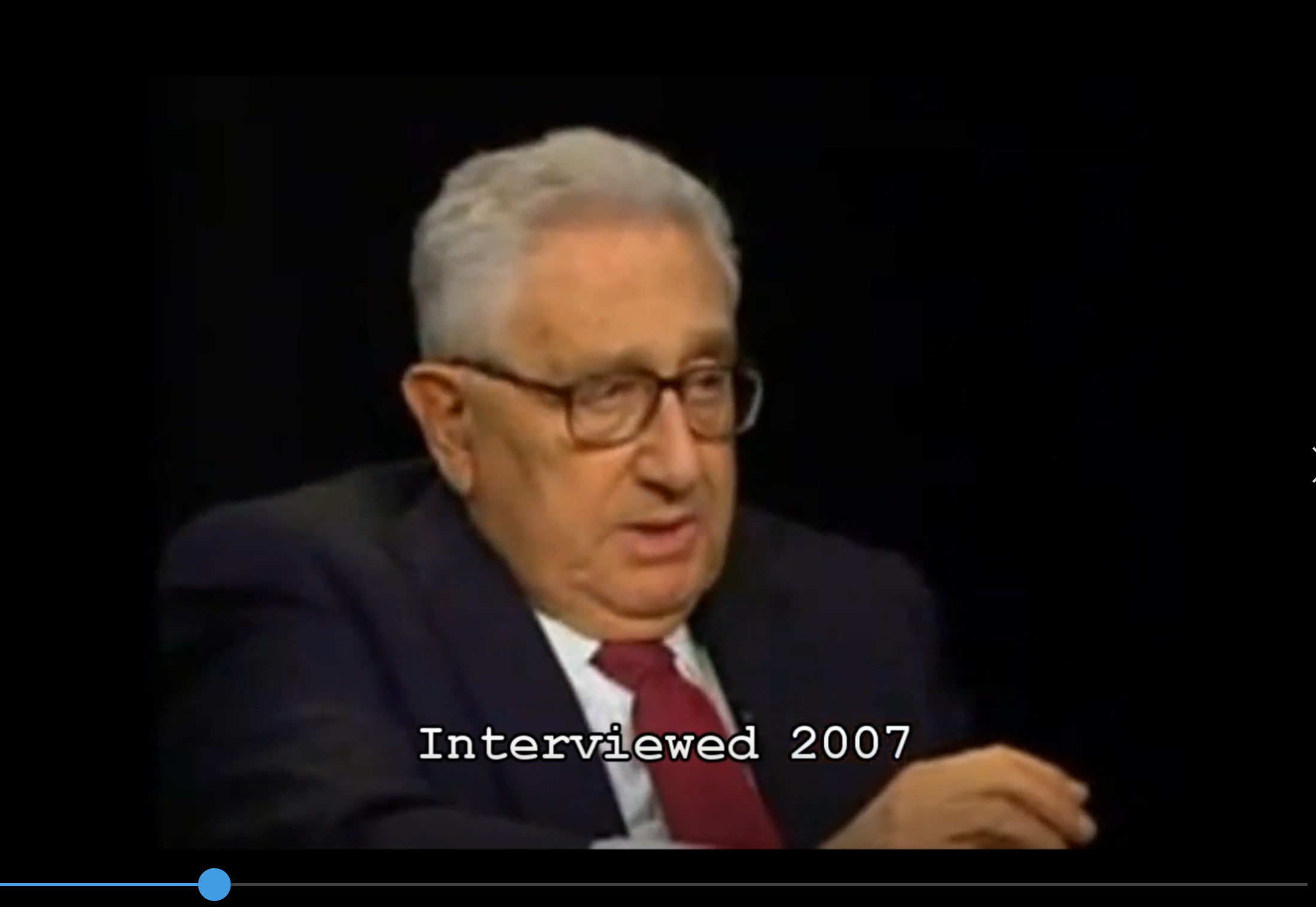 Henry Kissinger. (Compiled Aug. 20, 2020). Compilation of his promotion of a new world order ca. 2007. Patriots4Truth.