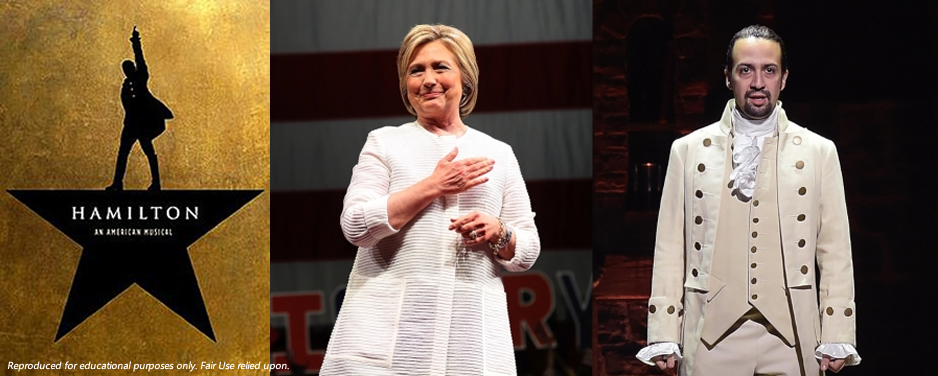Hamilton cast appeared at Hillary Clinton campaign fundraiser ca. Jun. 24, 2016.