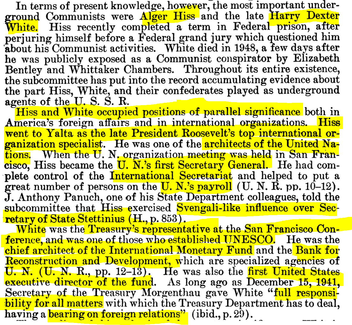 William Langer (ND), chairman. (Jan. 03, 1955). FIGURES IN A [INTERLOCKING] PATTERN [re. Institute of Pacific Relations, IPR]. Subcommittee Report, Investigation of Internal Security, Y4.J89/2:In 8/4, P41-102, Senate Judiciary Committee, 85 pgs., p. 9. GPO.