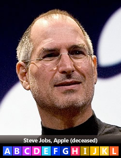 Steve Jobs, Apple (deceased)