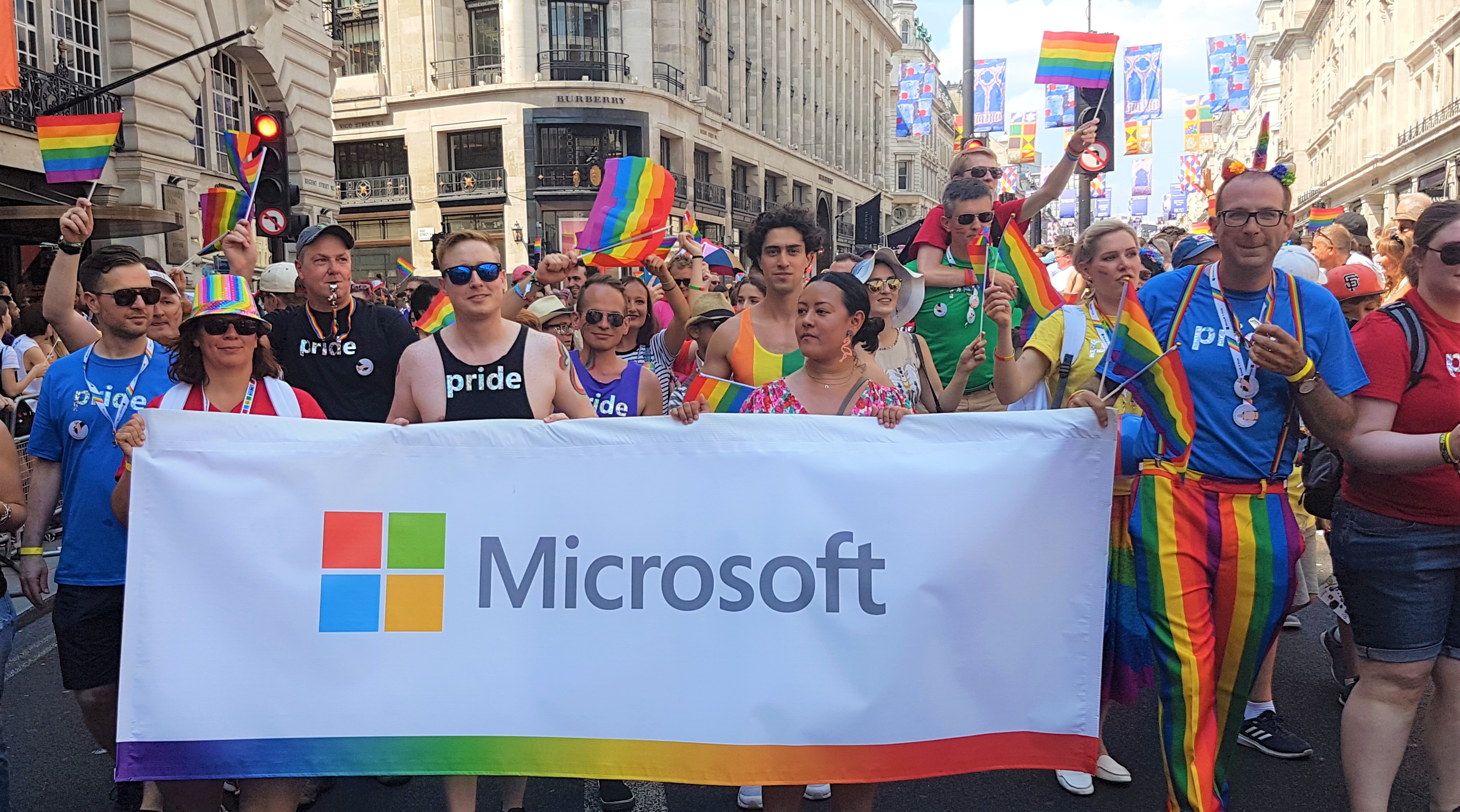 Microsoft Reporter. (Jul. 10, 2018). Microsoft at Pride in London 2018: in pictures. Microsoft News.