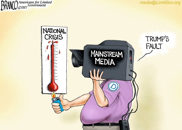Mainstream Media creates false flag events in attempts to discredit President Donald Trump, his supporters and to undermine our Republican form of democracy
