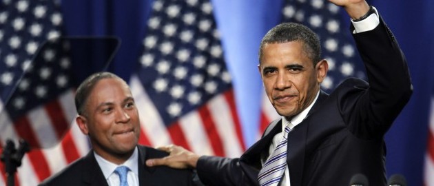 Duval L. Patrick and Barack H. Obama