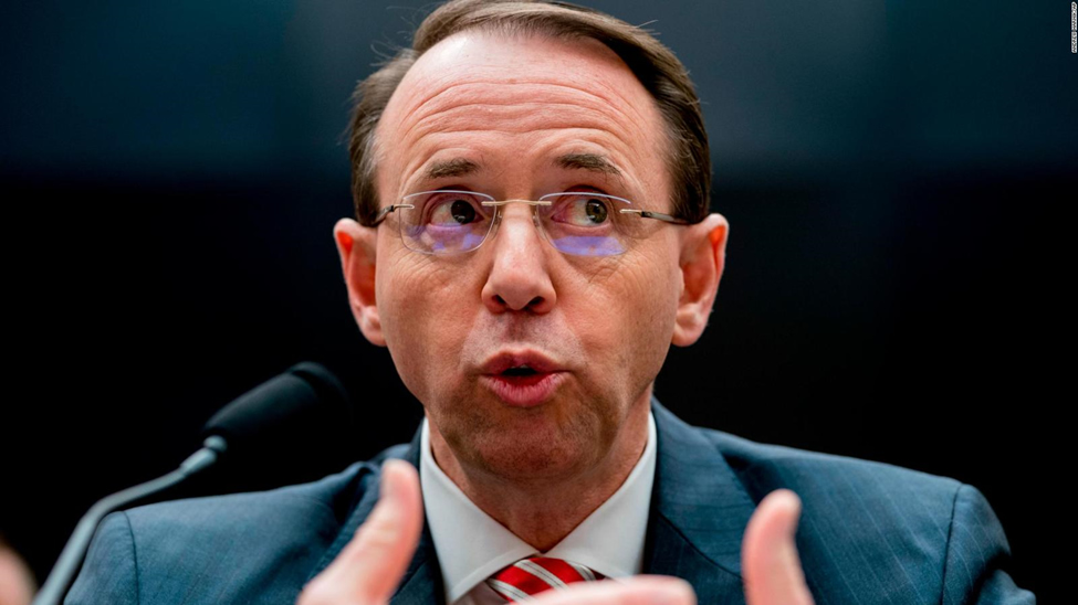 Rod J. Rosenstein testifed to Congress on Dec. 13, 2017