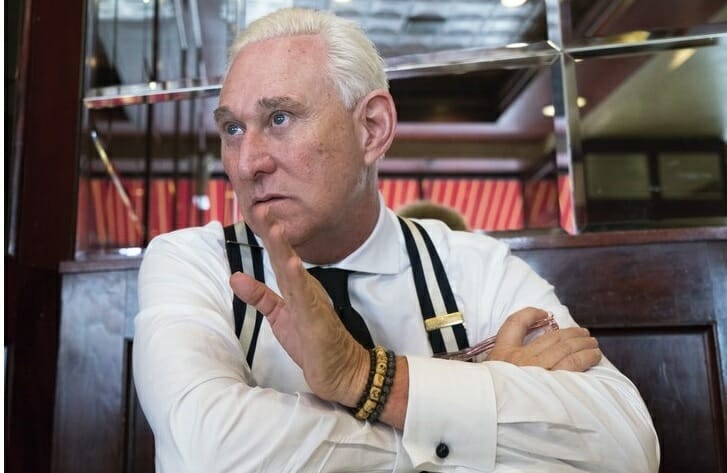 Lucian Wintrich. (May 04, 2018). Insider Exclusive: Roger Stone Blasts ‘Bogus’ CNBC Story, Another Distraction in Ongoing Witch Hunt. Gateway Pundit.