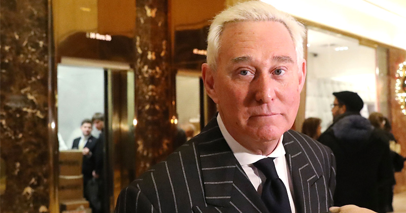 Roger Stone at Trump Tower