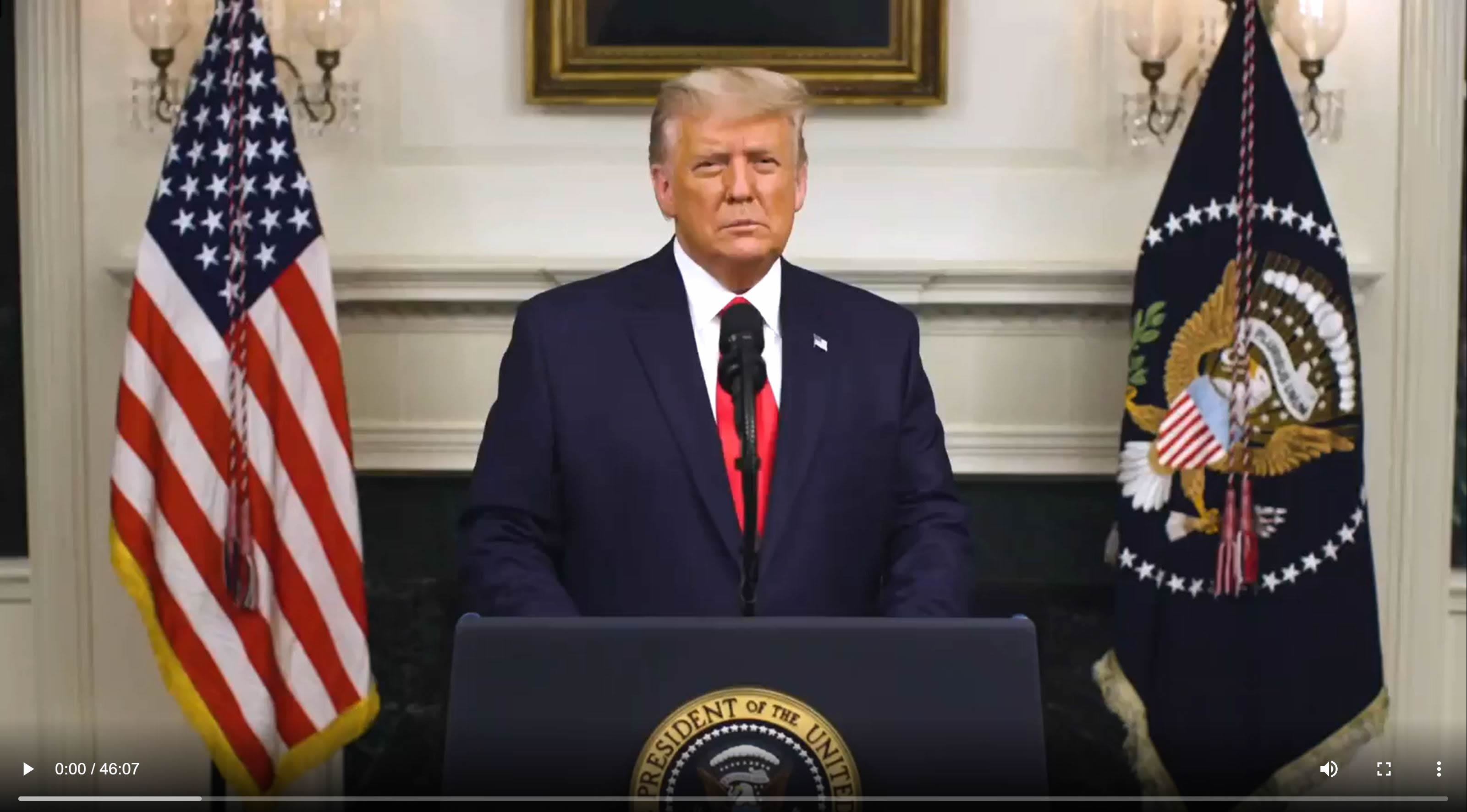 President Donald Trump. (Dec. 03, 2020). Speech on the unprecedented 2020 Election Fraud, uncensored, un-editorialized. White House.